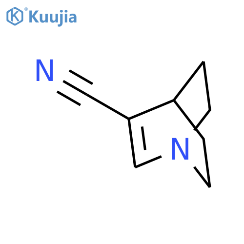 1-Azabicyclo[2.2.2]oct-2-ene-3-carbonitrile(6CI,9CI) structure