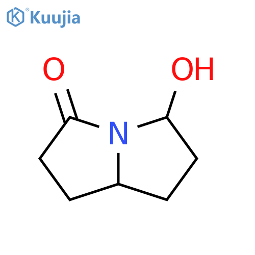 3H-Pyrrolizin-3-one, hexahydro-5-hydroxy- structure