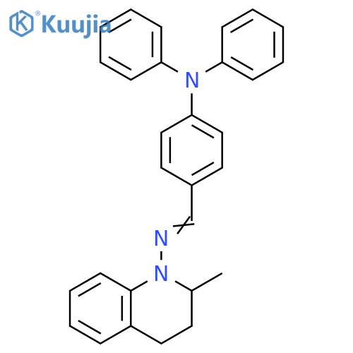 1(2H)-Quinolinamine,N-[[4-(diphenylamino)phenyl]methylene]-3,4-dihydro-2-methyl- structure