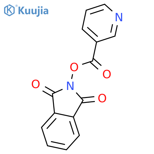 1H-Isoindole-1,3(2H)-dione, 2-[(3-pyridinylcarbonyl)oxy]- structure