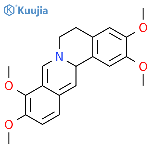 Palmatine chloride structure