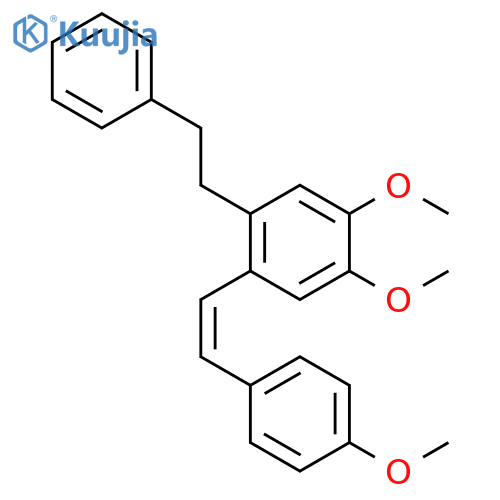 Benzene, 1,2-dimethoxy-4-[2-(4-methoxyphenyl)ethenyl]-5-(2-phenylethyl)-, (Z)- (9CI) structure