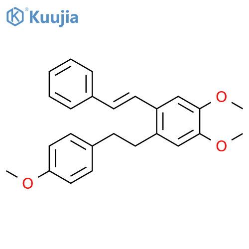 Benzene, 1,2-dimethoxy-4-[2-(4-methoxyphenyl)ethyl]-5-(2-phenylethenyl)-, (E)- (9CI) structure