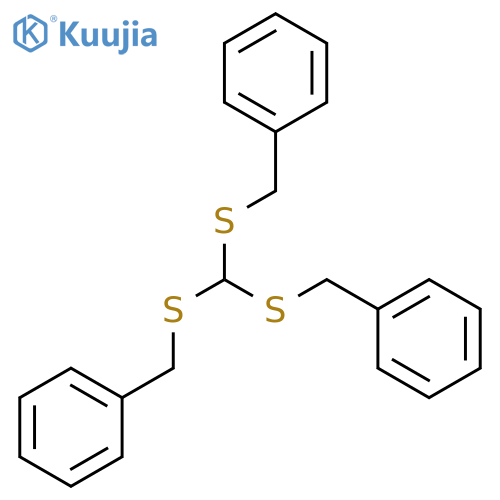 Benzene,1,1',1''-[methylidynetris(thiomethylene)]tris- (9CI) structure