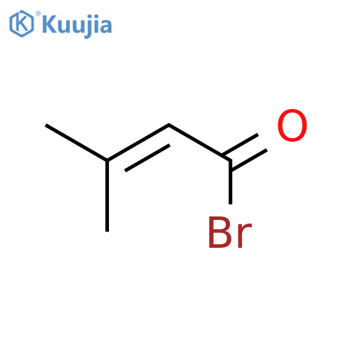 2-Butenoyl bromide, 3-methyl- structure