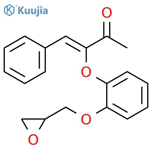 3-Buten-2-one, 3-[2-(oxiranylmethoxy)phenoxy]-4-phenyl-, (Z)- structure