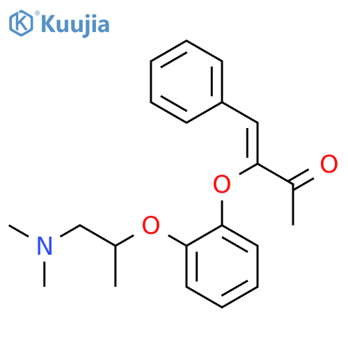 3-Buten-2-one, 3-[2-[2-(dimethylamino)-1-methylethoxy]phenoxy]-4-phenyl-, (Z)- (9CI) structure
