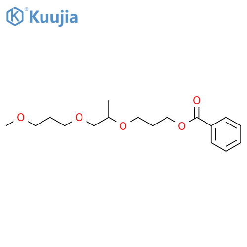 Propanol, 1(or2)-[2-(2-methoxymethylethoxy)methylethoxy]-, benzoate structure