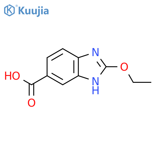2-Ethoxy-1H-1,3-benzodiazole-5-carboxylic Acid structure