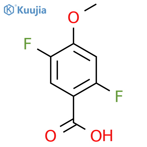 2,5-Difluoro-4-methoxybenzoic acid structure