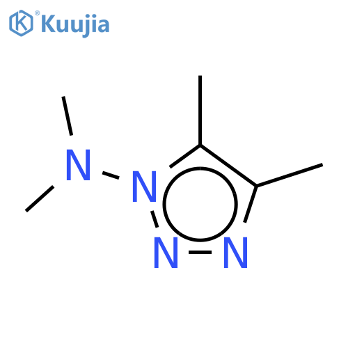 N,n,4,5-tetramethyltriazol-1-amine structure
