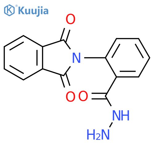 Benzoic acid, 2-(1,3-dihydro-1,3-dioxo-2H-isoindol-2-yl)-, hydrazide structure