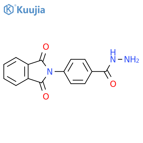 Benzoic acid, 4-(1,3-dihydro-1,3-dioxo-2H-isoindol-2-yl)-, hydrazide structure