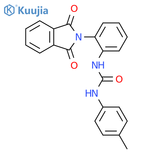 Urea,N-[2-(1,3-dihydro-1,3-dioxo-2H-isoindol-2-yl)phenyl]-N'-(4-methylphenyl)- structure