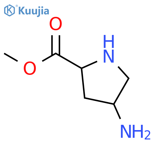 methyl (2S,4S)-4-aminopyrrolidine-2-carboxylate structure
