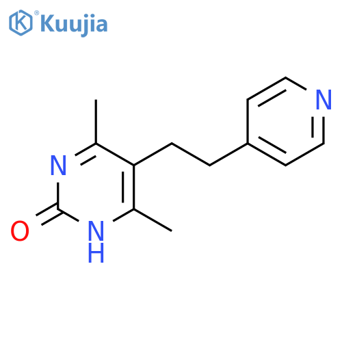 2(1H)-Pyrimidinone, 4,6-dimethyl-5-[2-(4-pyridinyl)ethyl]- structure