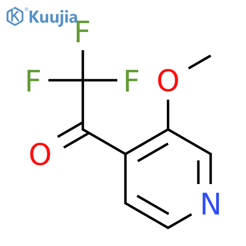 2,2,2-Trifluoro-1-(3-methoxypyridin-4-YL)ethanone structure