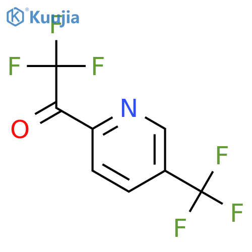 2,2,2-trifluoro-1-5-(trifluoromethyl)pyridin-2-ylethan-1-one structure