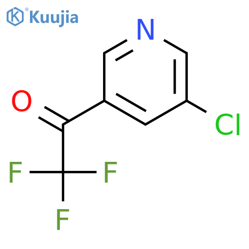 1-(5-Chloropyridin-3-yl)-2,2,2-trifluoroethanone structure
