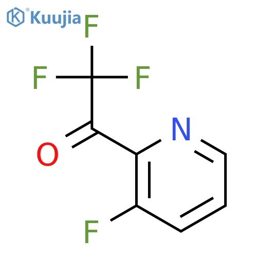 2,2,2-Trifluoro-1-(3-fluoropyridin-2-YL)ethanone structure