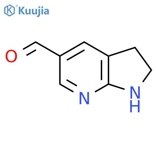 2,3-Dihydro-1H-pyrrolo[2,3-B]pyridine-5-carbaldehyde structure
