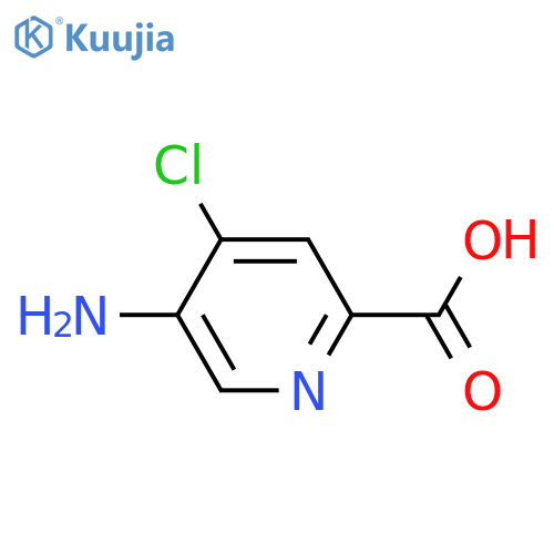 5-Amino-4-chloropicolinic acid structure