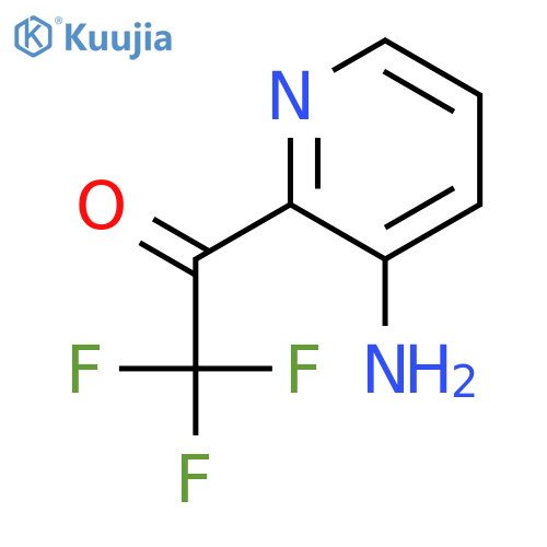 1-(3-Amino-pyridin-2-YL)-2,2,2-trifluoro-ethanone structure