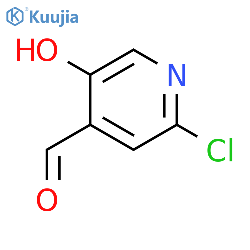 2-chloro-5-hydroxypyridine-4-carbaldehyde structure