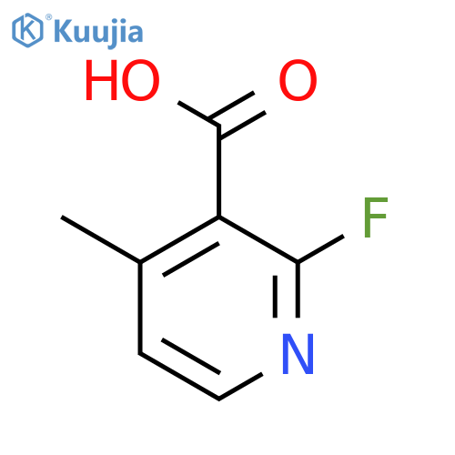 2-fluoro-4-methylpyridine-3-carboxylic Acid structure