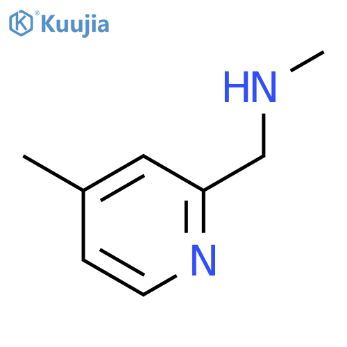 N-Methyl-N-(4-methylpyridin-2-yl)methylamine structure