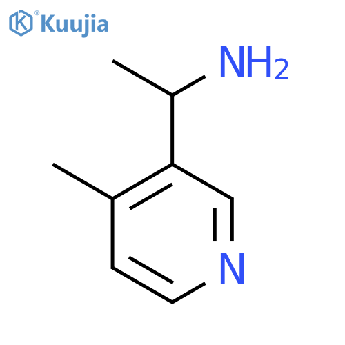 1-(4-Methylpyridin-3-yl)ethan-1-amine structure