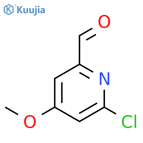 6-chloro-4-methoxypyridine-2-carbaldehyde structure
