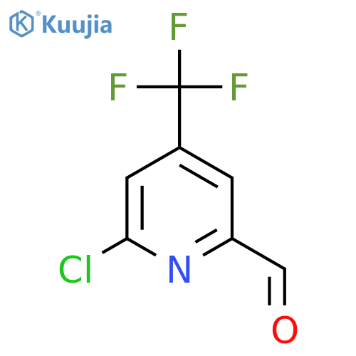 6-Chloro-4-trifluoromethyl-pyridine-2-carbaldehyde structure