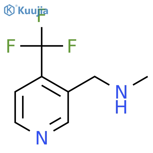 methyl({4-(trifluoromethyl)pyridin-3-ylmethyl})amine structure
