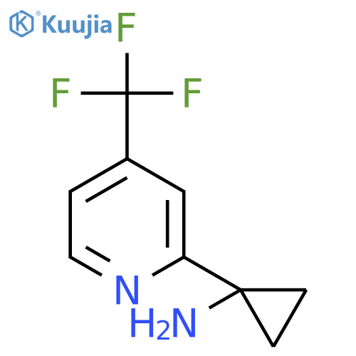1-(4-(Trifluoromethyl)pyridin-2-YL)cyclopropanamine structure