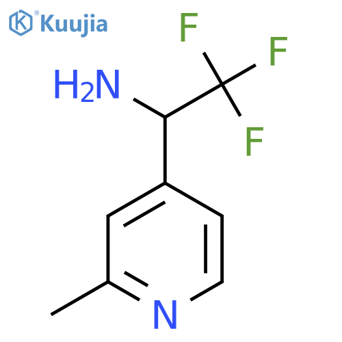 2,2,2-trifluoro-1-(2-methylpyridin-4-yl)ethan-1-amine structure