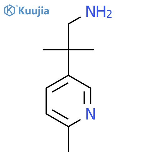beta,beta,6-Trimethyl-3-pyridineethanamine structure
