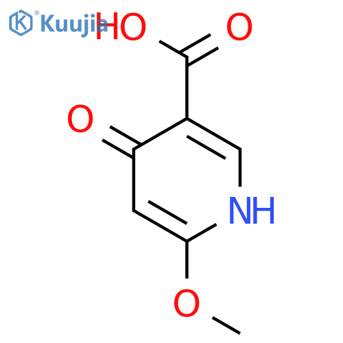 4-Hydroxy-6-methoxynicotinic acid structure
