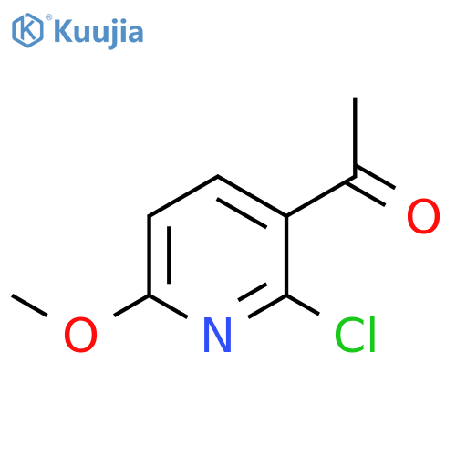 1-(2-Chloro-6-methoxypyridin-3-YL)ethanone structure
