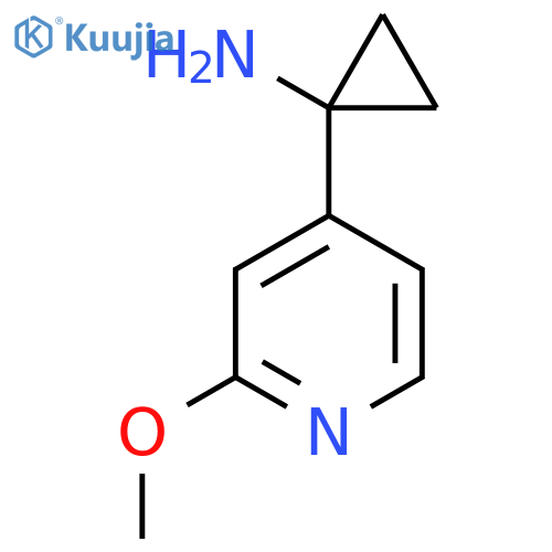 1-(2-Methoxypyridin-4-YL)cyclopropan-1-amine structure