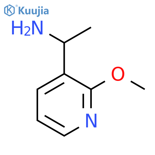 1-(2-methoxy-3-pyridyl)ethanamine structure
