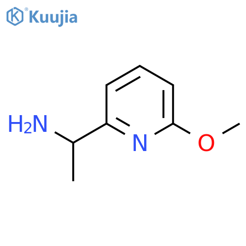 1-(6-methoxypyridin-2-yl)ethan-1-amine structure