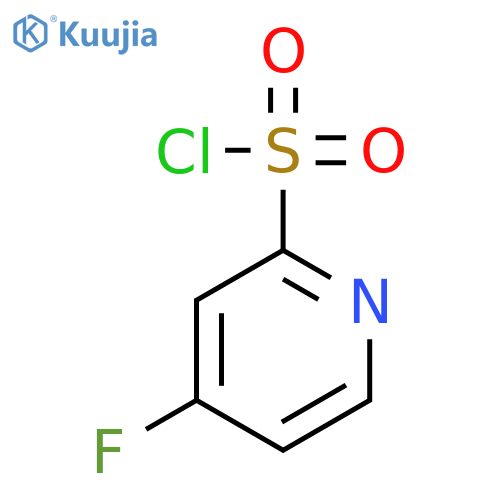 4-fluoropyridine-2-sulfonyl Chloride structure