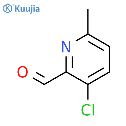 3-chloro-6-methylpyridine-2-carbaldehyde structure