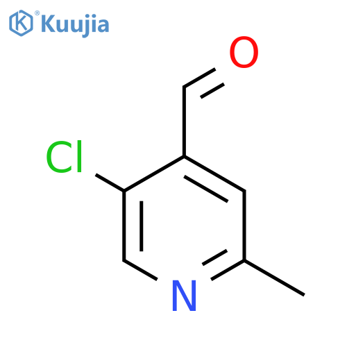5-chloro-2-methylpyridine-4-carbaldehyde structure