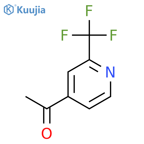1-[2-(trifluoromethyl)-4-pyridyl]ethanone structure