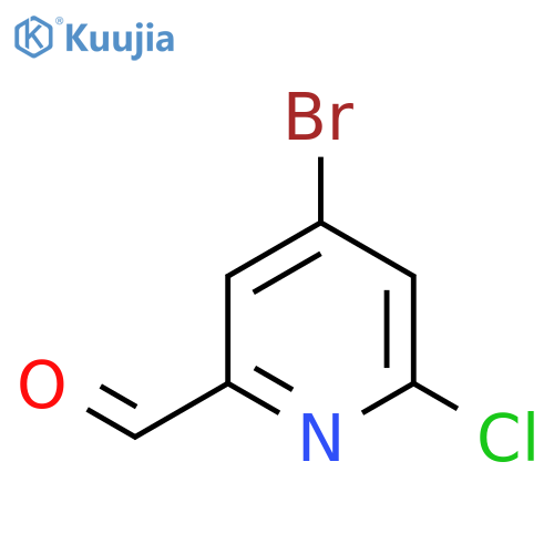 4-Bromo-6-chloropicolinaldehyde structure