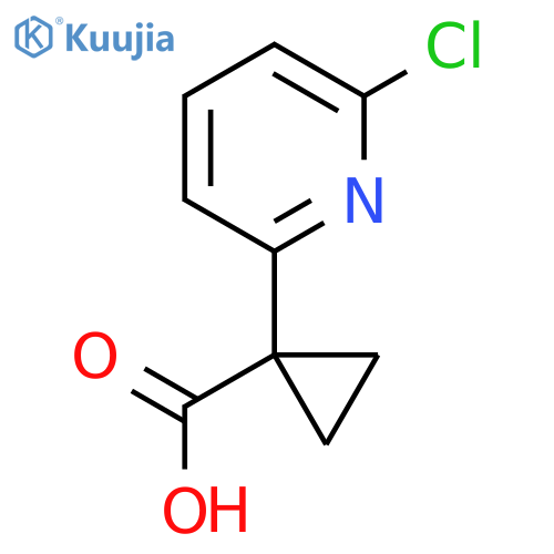 1-(6-Chloro-pyridin-2-yl)-cyclopropanecarboxylic Acid structure