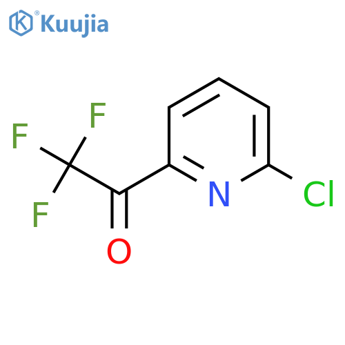 1-(6-chloropyridin-2-yl)-2,2,2-trifluoroethan-1-one structure