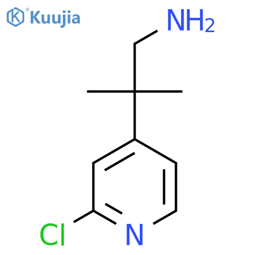 2-(2-Chloropyridin-4-YL)-2-methylpropan-1-amine structure